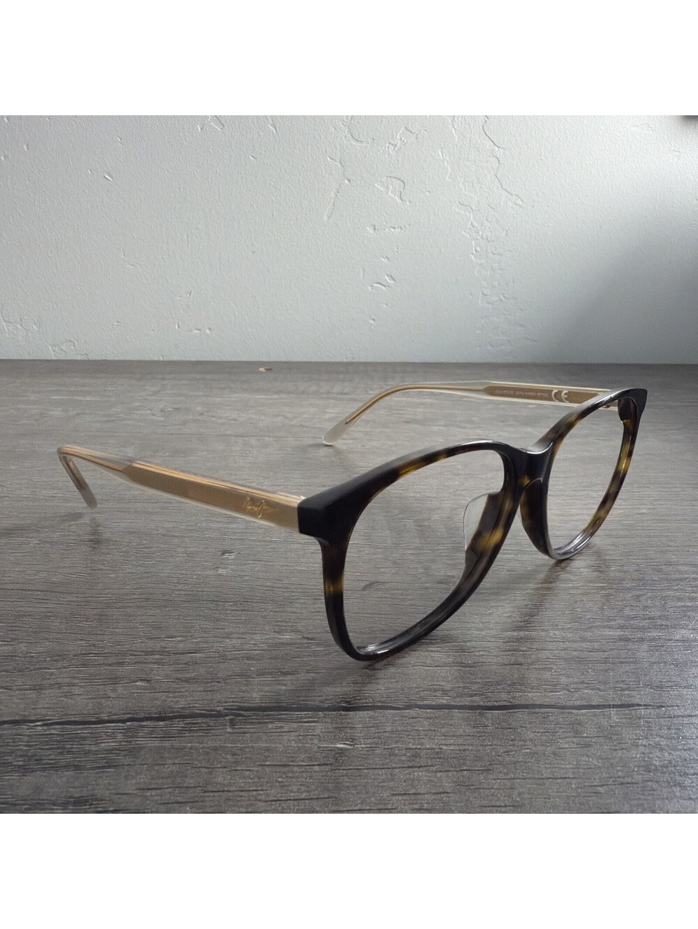 Maui Jim Tortoise Shell and Gold Prescription Eyeglass Frames